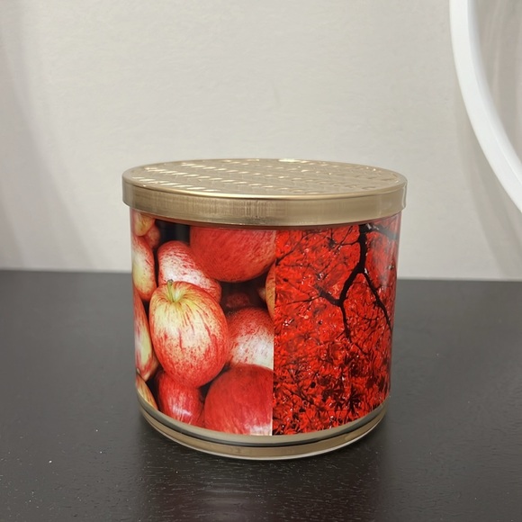 Bath and Body Works PUMPKIN APPLE 3 Wick Candle - Picture 3 of 5